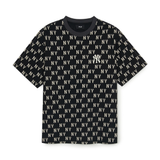  Áo thun [Unisex] MLB - Classic Mono Sporty Full-Panel Pattern Overfit NY Yankees Black - 3ATSM0553-50BKS 