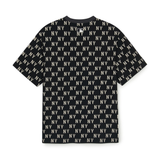  Áo thun [Unisex] MLB - Classic Mono Sporty Full-Panel Pattern Overfit NY Yankees Black - 3ATSM0553-50BKS 