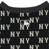  Áo thun [Unisex] MLB - Classic Mono Sporty Full-Panel Pattern Overfit NY Yankees Black - 3ATSM0553-50BKS 