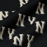  Áo thun [Unisex] MLB - Classic Mono Sporty Full-Panel Pattern Overfit NY Yankees Black - 3ATSM0553-50BKS 