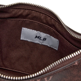  Túi Xách MLB Korea - Classic Mono Vintage PU Hobo Bag NY Yankees Brown - 3ABQMV65N-50BRS 