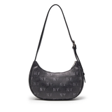 Túi Xách MLB Korea - Classic Mono Vintage PU Hobo Bag NY Yankees Black - 3ABQMV65N-50BKS 