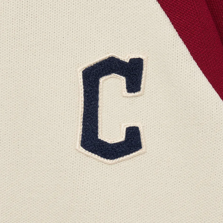  Áo Khoác Len MLB [Nữ] - Varsity Cleveland Guardians - 3FKCV0134-45WIS 