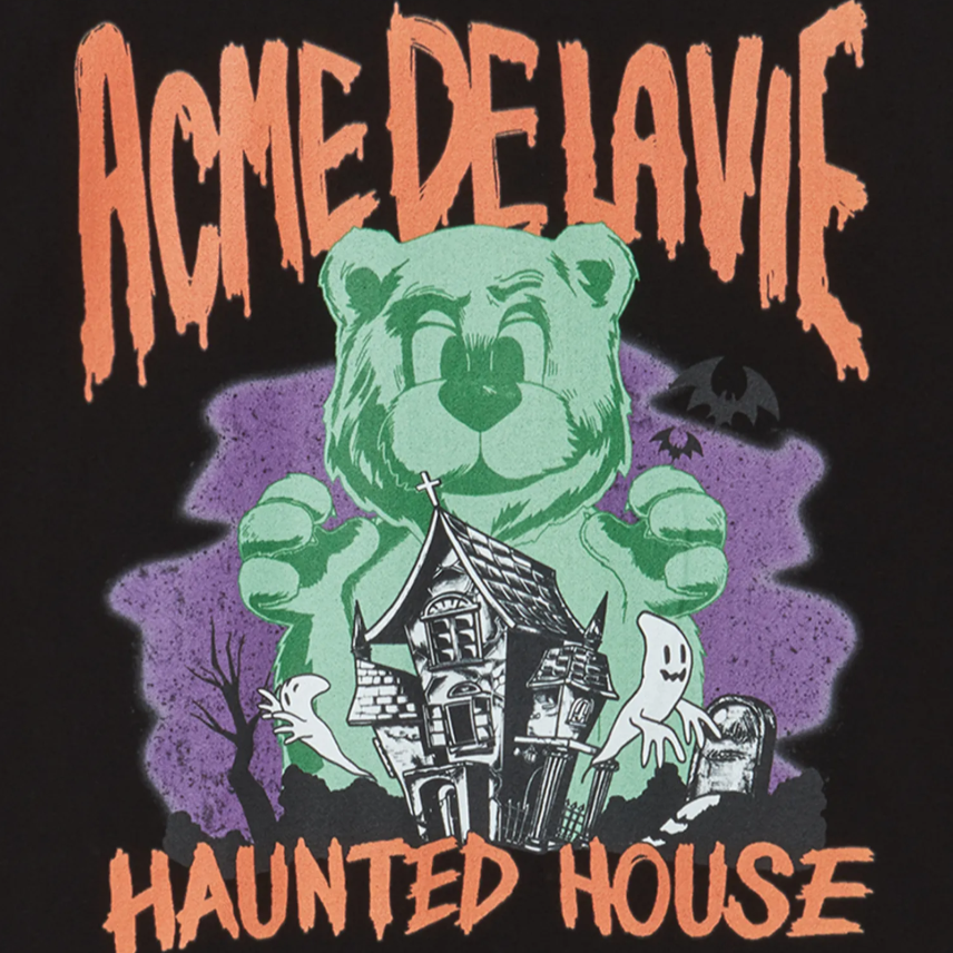  Áo thun [Unisex] ADLV - Acmédelavie AC Bear Halloween Black 