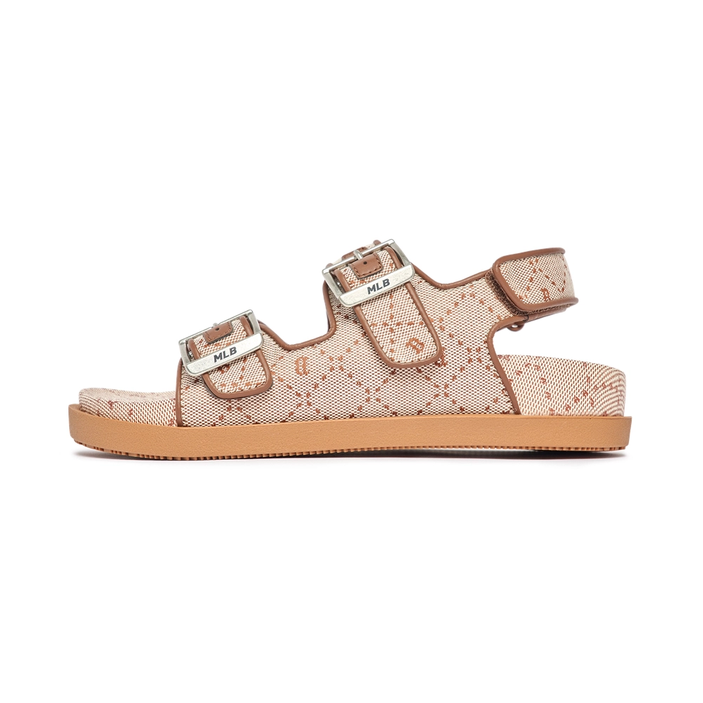  Giày Sandal MLB Double Jacquard Diamond Monogram Boston Beige - 3ASDCSJ33-43BGS 