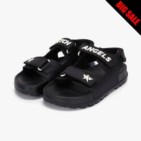  Giày Sandal STRETCHANGELS - Rubber Velcro Sandals Black - SWSH80023-BKS 