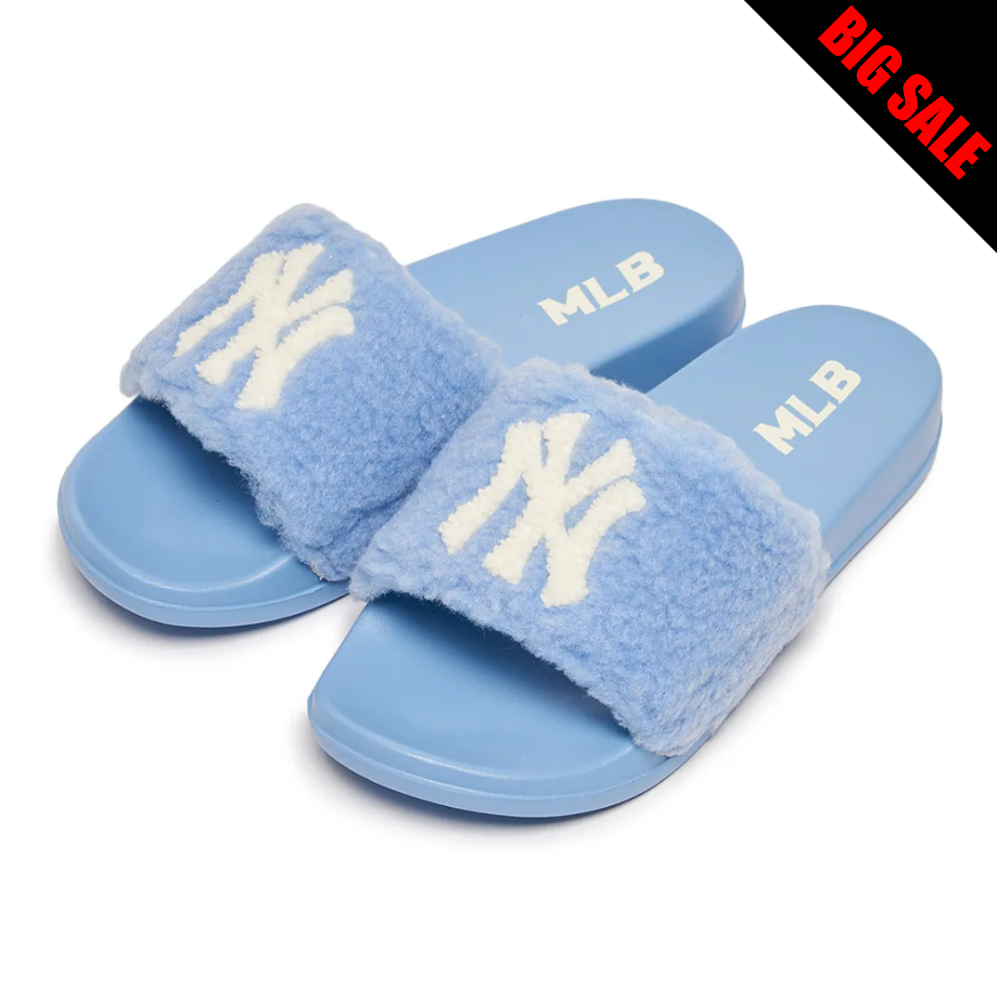  Dép MLB Korea - New Mound Fleece NY - 3ALPPB116-50BLL 
