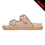  Dép MLB Double Slide Jacquard Diamond Monogram New York Yankees L.Sand - 3ALPCTM33-43BGS 