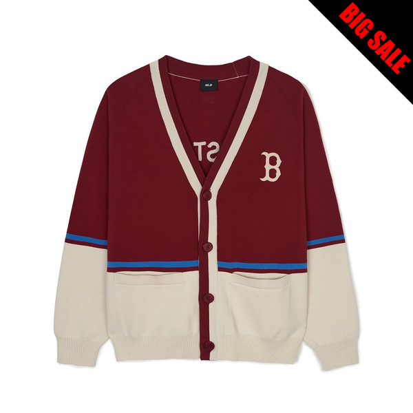  Áo Cardigan MLB [Unisex] Varsity Boston - 3AKCV0144-43WIS 