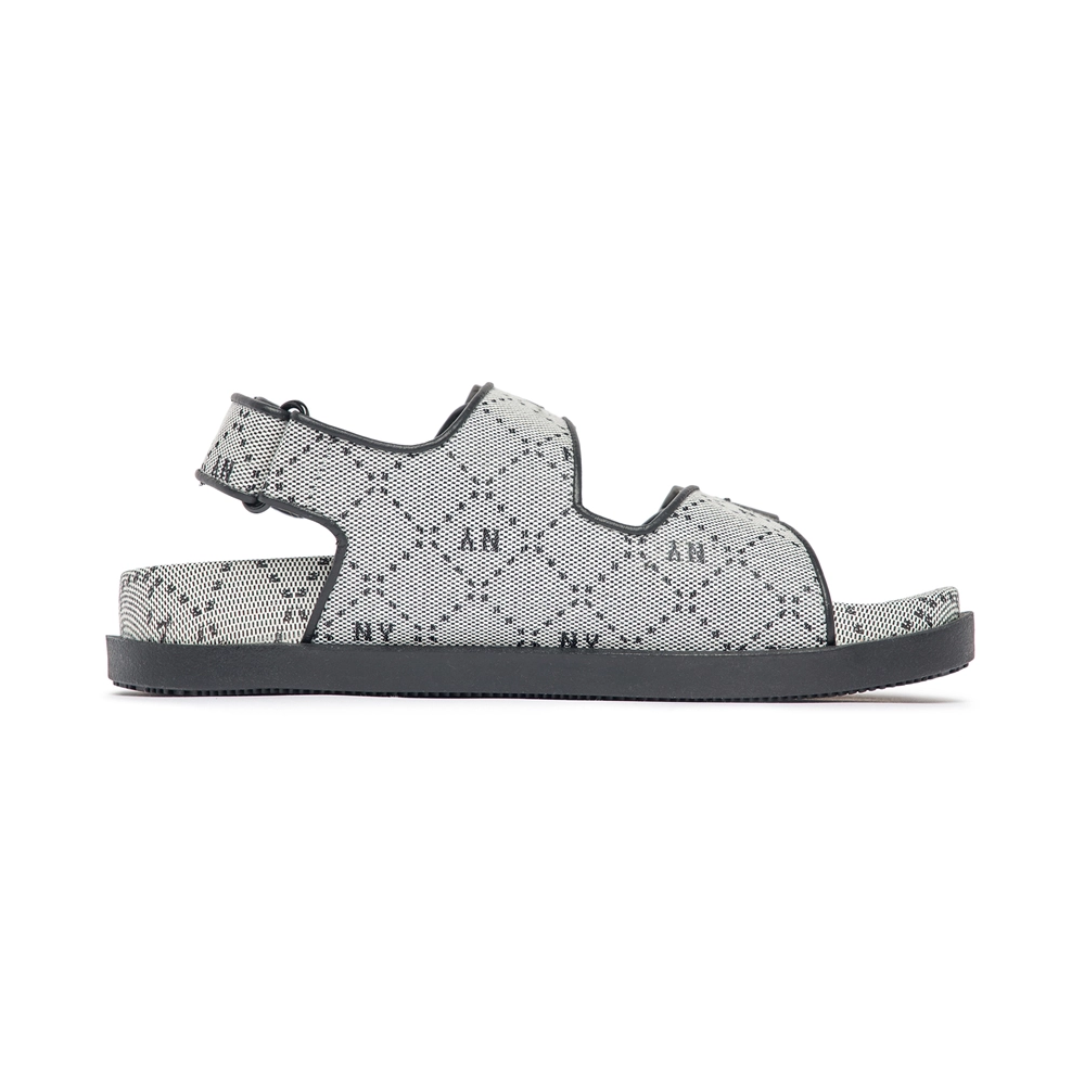  Giày Sandal MLB Double Jacquard Diamond Monogram Boston Black - 3ASDCSJ33-50BKS 