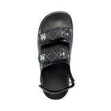 Giày Sandal MLB Chunky Diamond Monogram New York Yankees Black - 3ASDCSD33-50BKS 
