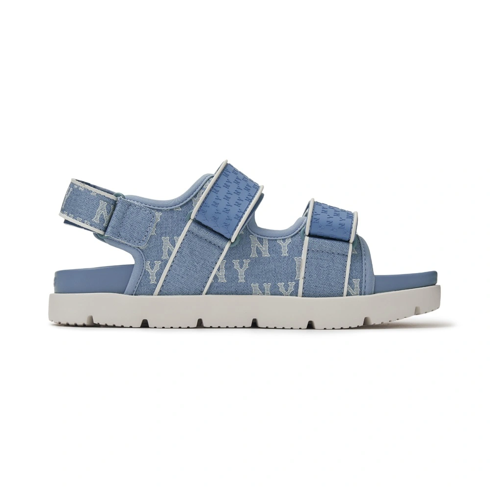  Giày Sandal MLB Liner Denim Mono NY Yankees Blue - 3ASDTPD43-50BLS 