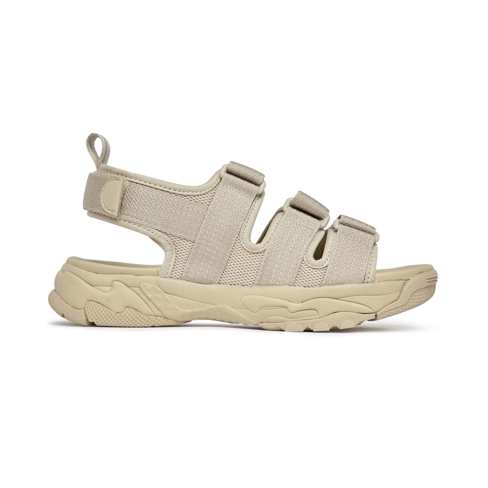  Giày Sandal MLB Chunky Triple Boston Red Sox Beige - 3ASDCSS33-43BGS 