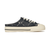  Giày MLB Playball Mule Fur Diamond Monogram Boston Black - 3AMUUFS26-50BKS 