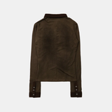  Áo Thun Polo Dài Tay [Unisex] Badblood - [w-tee25-185] Vintage Jersey Brown 