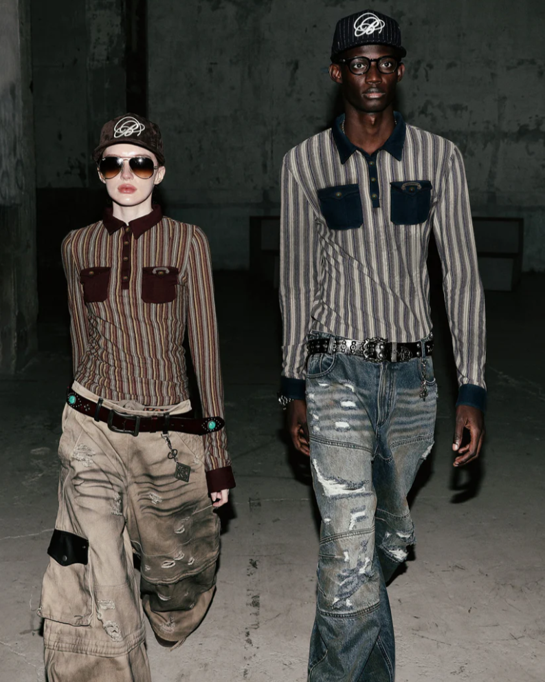  Áo Thun Polo Dài Tay [Unisex] Badblood - [w-tee25-186] Vintage Jersey Burgundy 