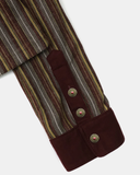  Áo Thun Polo Dài Tay [Unisex] Badblood - [w-tee25-186] Vintage Jersey Burgundy 