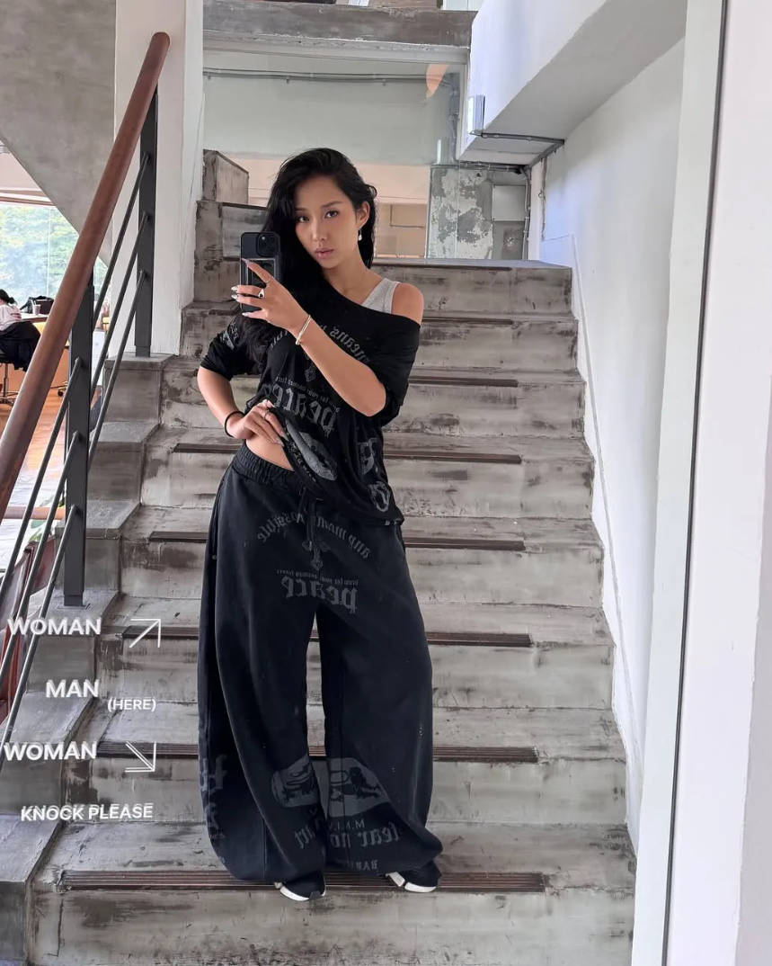  Áo Thun Dài Tay [Unisex] Badblood - [w-tee25-148] PEACE NOT WAR Dusty Black 