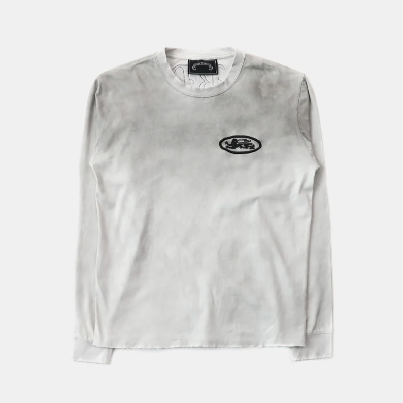  Áo Thun Dài Tay [Unisex] Badblood - [w-tee25-196] Mystic Capsule Logo Patch White 