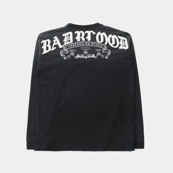 Áo Thun Dài Tay [Unisex] Badblood - [w-tee25-197] Mystic Capsule Logo Patch Black