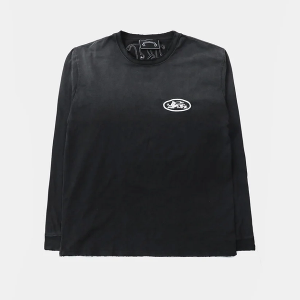 Áo Thun Dài Tay [Unisex] Badblood - [w-tee25-197] Mystic Capsule Logo Patch Black