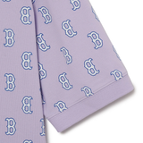  Áo Polo MLB - Women's Classic Monogram Full Board Boston Lavender - 3FPQM0233-43LDL 
