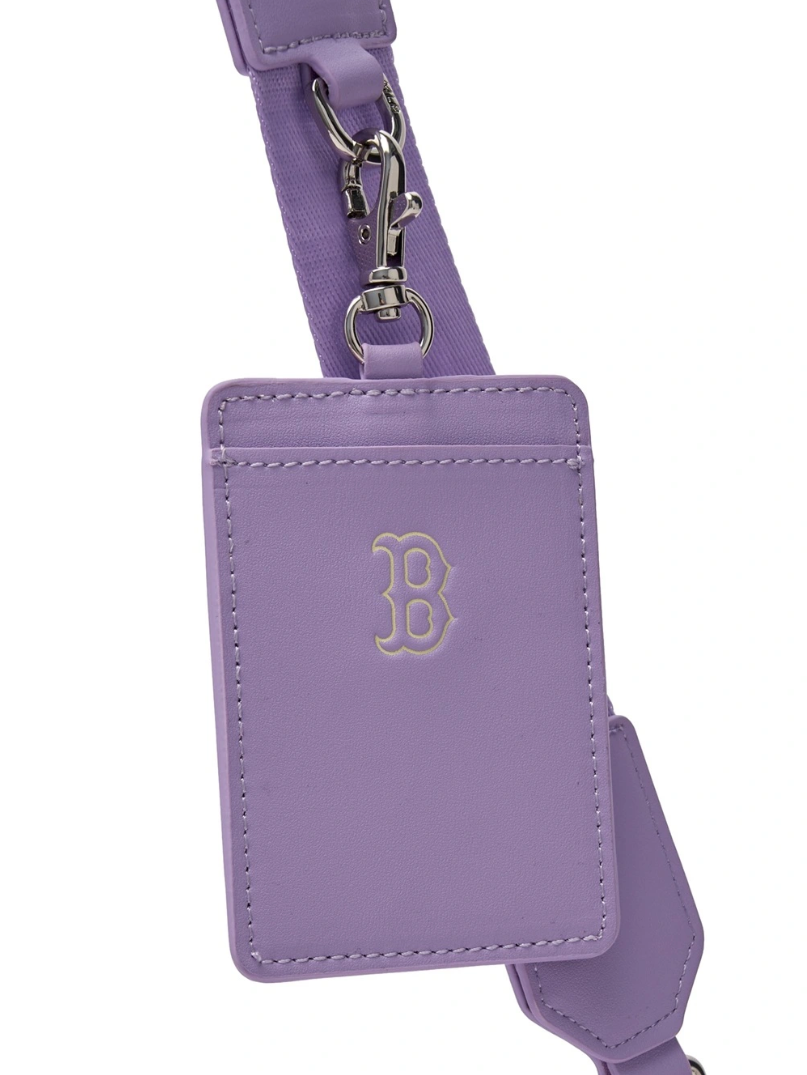  Túi MLB Diamond Monogram Camera Bag Boston Red Sox Purple - 7ACRMD45N-43IVS 