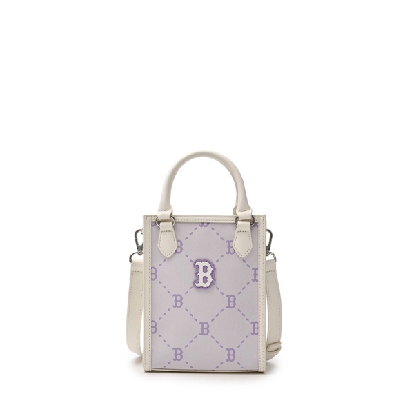  Túi Phone MLB Diamond Monogram Mini Tote Boston Red Sox Ivory 7ACRMD35N-43IVS 
