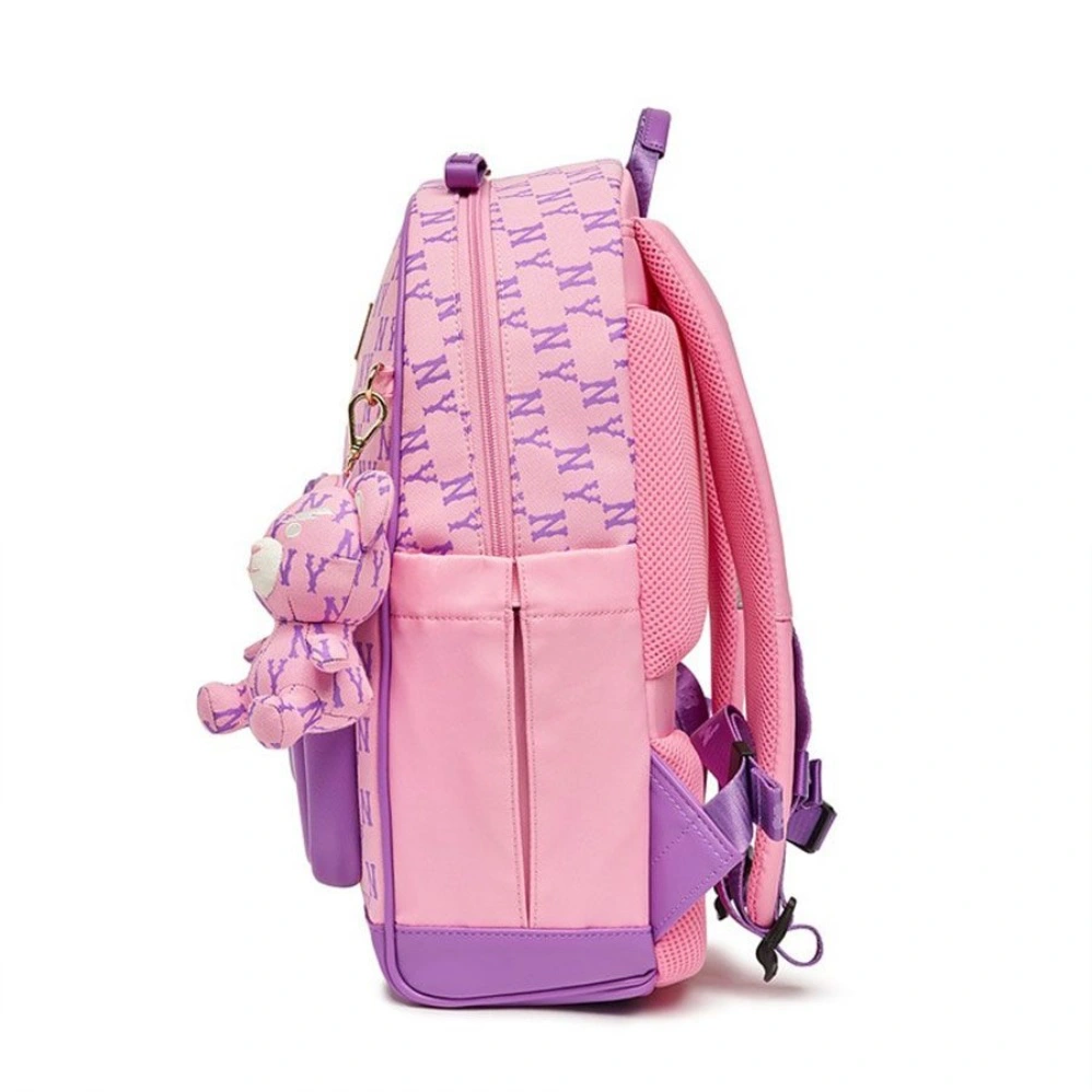  Balo MLB [KIDS] - Classic Mono School Bag New York Yankees Pink - 7ABKM023N-50PKS 