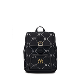  Balo MLB Korea - Dia Monogram Mini Backpack New York Yankees Black - 7ABKMD45N-50BKS 