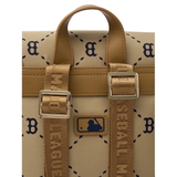  Balo MLB Korea - Dia Monogram Mini Backpack Boston Beige - 7ABKMD45N-43BGS 
