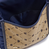  Balo MLB Korea - Diamond Monogram Jacquard Cute Bear Boston Beige - 7ABKMD24N-43BGS 