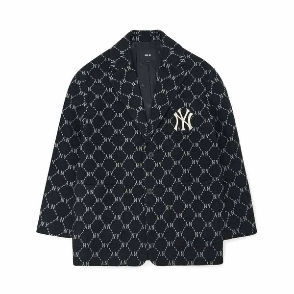  Áo Vest MLB Korea - Basic Logo Blazer Jacket NY Yankees - 3AJKM0124-50BKS 