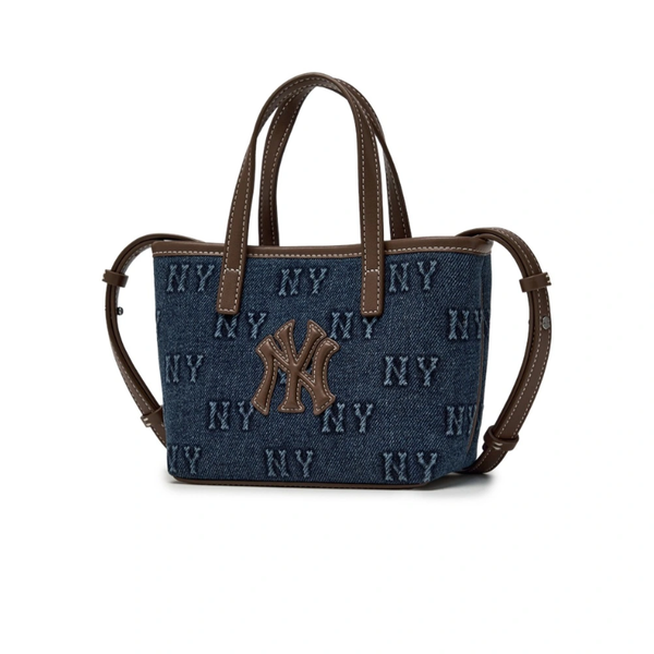 Túi Đeo Chéo MLB Classic Mono Denim Embossed Crossbody NY 3ACRDM16N-50INS