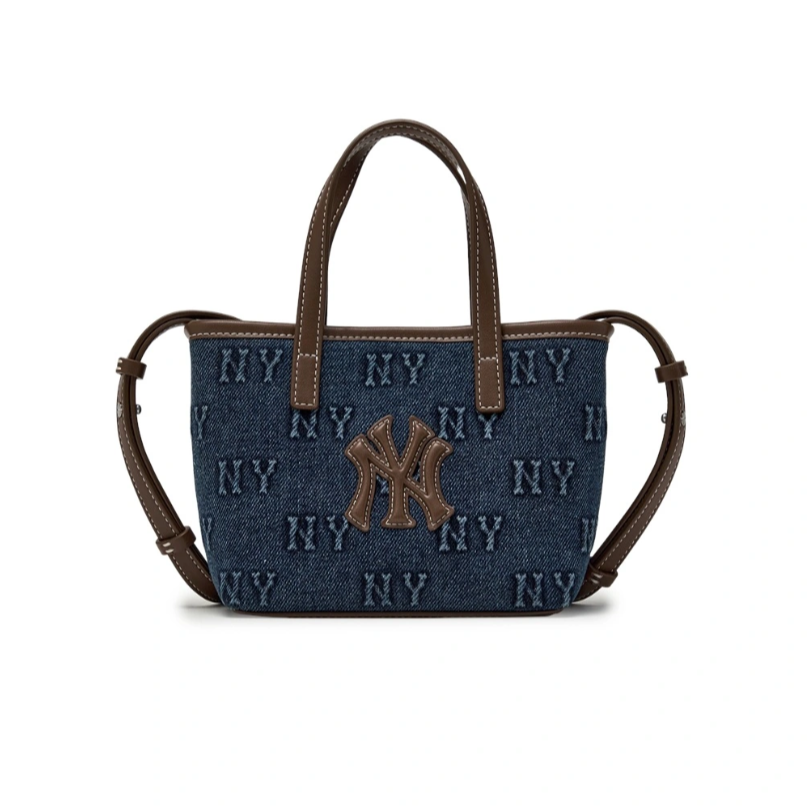  Túi Đeo Chéo MLB Classic Mono Denim Embossed Crossbody NY 3ACRDM16N-50INS 