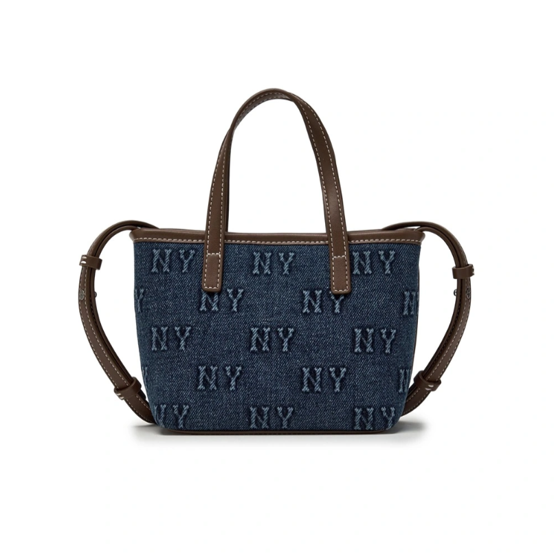  Túi Đeo Chéo MLB Classic Mono Denim Embossed Crossbody NY 3ACRDM16N-50INS 