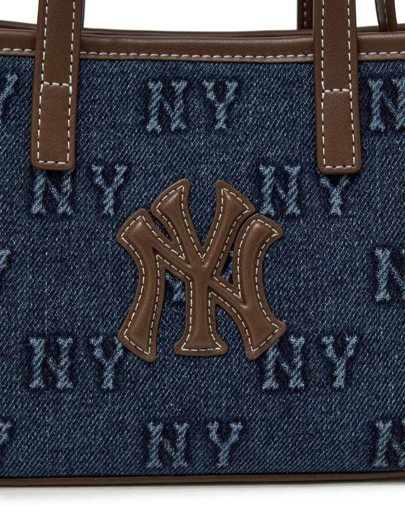  Túi Đeo Chéo MLB Classic Mono Denim Embossed Crossbody NY 3ACRDM16N-50INS 