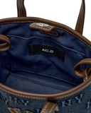  Túi Đeo Chéo MLB Classic Mono Denim Embossed Crossbody NY 3ACRDM16N-50INS 