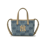  Túi Đeo Chéo MLB Classic Mono Denim Embossed Crossbody NY 3ACRDM16N-50BLL 