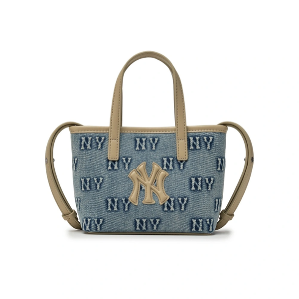 Túi Đeo Chéo MLB Classic Mono Denim Embossed Crossbody NY 3ACRDM16N-50BLL
