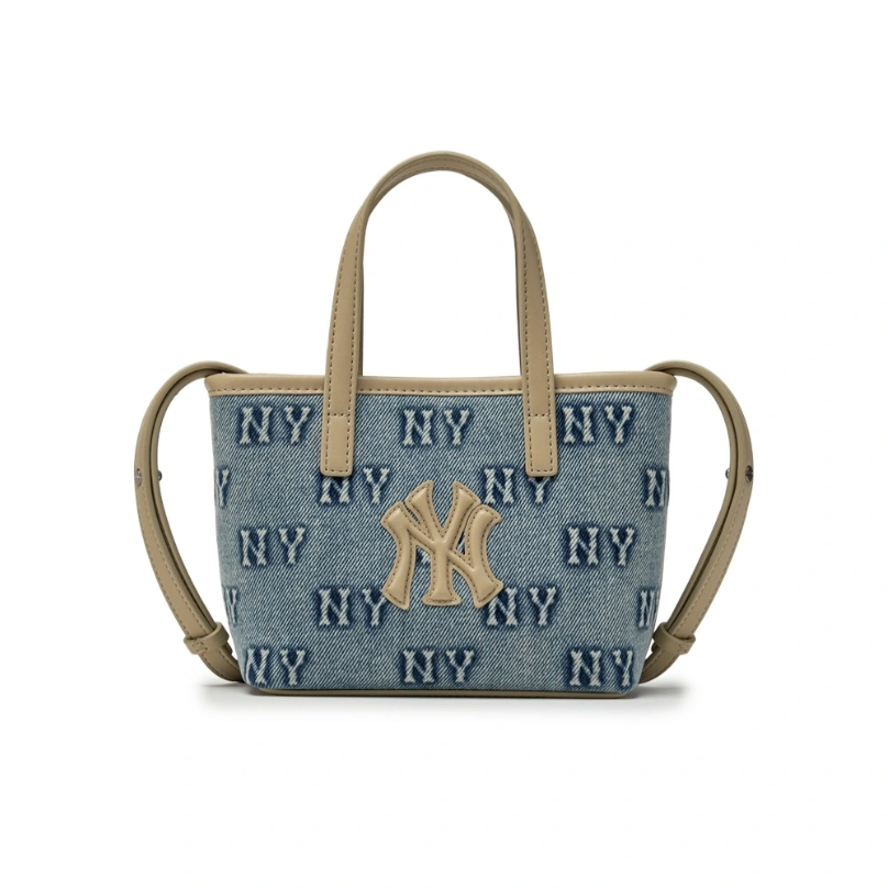  Túi Đeo Chéo MLB Classic Mono Denim Embossed Crossbody NY 3ACRDM16N-50BLL 