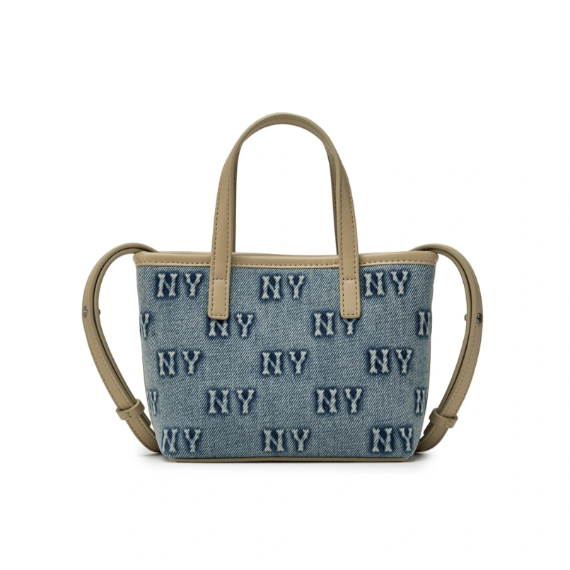  Túi Đeo Chéo MLB Classic Mono Denim Embossed Crossbody NY 3ACRDM16N-50BLL 