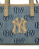  Túi Đeo Chéo MLB Classic Mono Denim Embossed Crossbody NY 3ACRDM16N-50BLL 