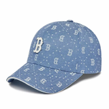  Nón MLB Korea - [Unisex] Denim Dia Mono Boston - 3ACPMD13N-43SBL 