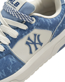  Giày MLB Korea Chunky Liner Denim Mono SL New York Yankees Blue - 3ASXM016N-50BLD 
