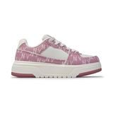  Giày MLB Korea Chunky Liner Denim Mono SL New York Yankees Pink - 3ASXM016N-50PKS 