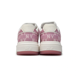  Giày MLB Korea Chunky Liner Denim Mono SL New York Yankees Pink - 3ASXM016N-50PKS 