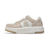  Giày MLB Korea Chunky Liner Denim Mono SL New York Yankees Cream - 3ASXM016N-50CRS 