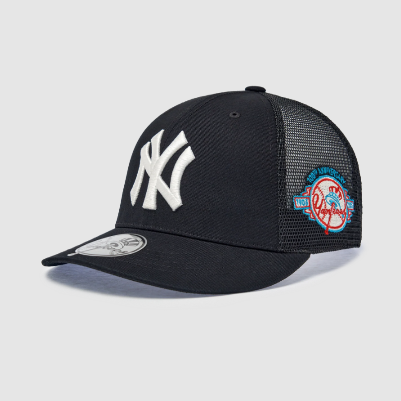  Nón MLB Korea - [Unisex] Signature Patch Mesh Cap - 3AMCB0463-50BKS 