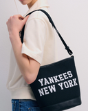  Túi MLB Korea - Varsity Jacquard Bucket Bag NY Yankees Black - 3ABMS024N-50BKS 